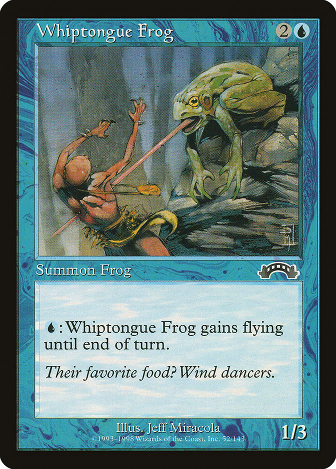Whiptongue Frog [Exodus] Magic: The Gathering