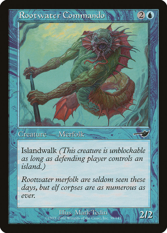 Rootwater Commando [Nemesis] Magic: The Gathering