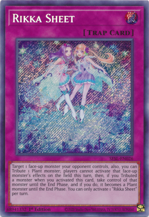 Rikka Sheet [SESL-EN026] Secret Rare Yu-Gi-Oh!