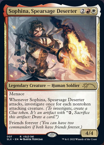 Sophina, Spearsage Deserter [Secret Lair: Universes Within] Magic: The Gathering