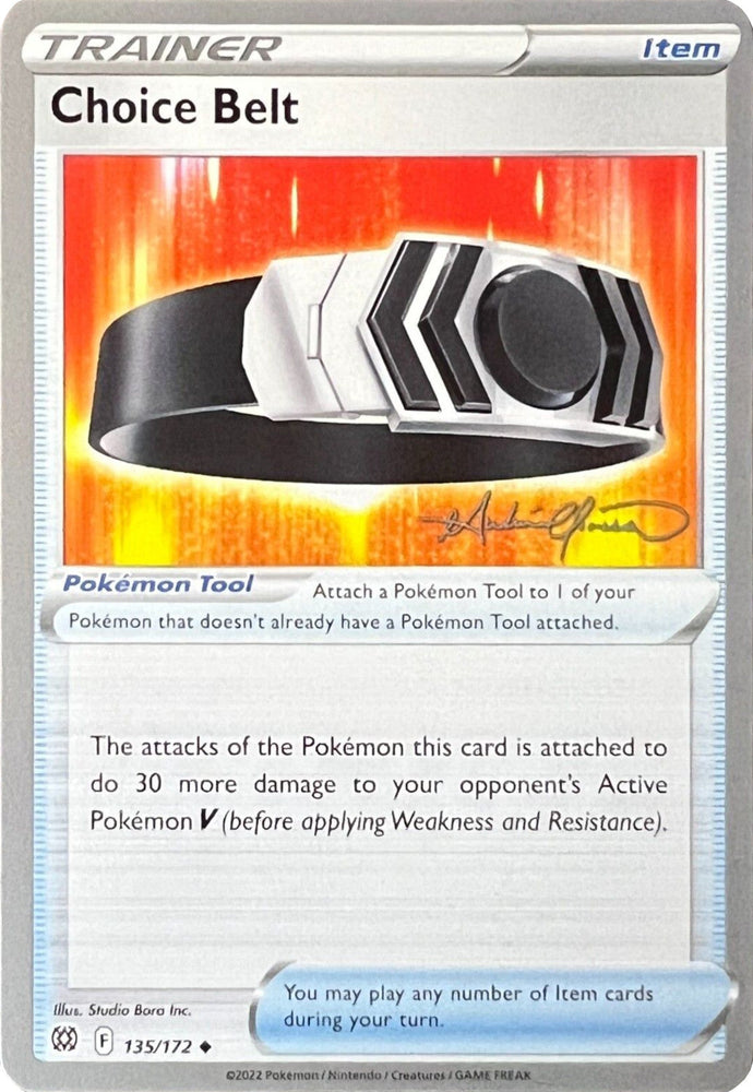 Choice Belt (135/172) (The Shape of Mew - Andre Chiasson) [World Championships 2022] Pokémon