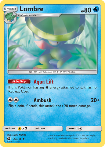 Lombre (37/168) [Sun & Moon: Celestial Storm] Pokémon