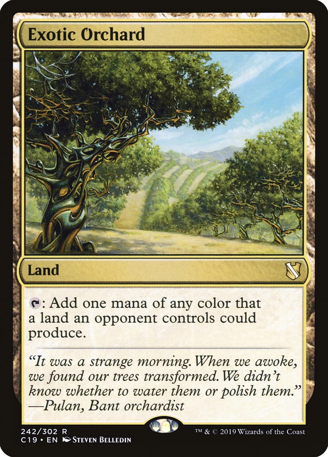 Exotic Orchard [Commander 2019] Magic: The Gathering