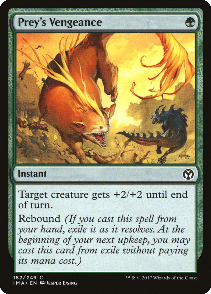 Prey's Vengeance [Iconic Masters] Magic: The Gathering