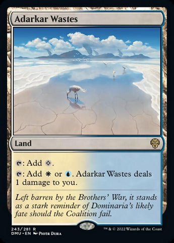 Adarkar Wastes [Dominaria United] Magic: The Gathering
