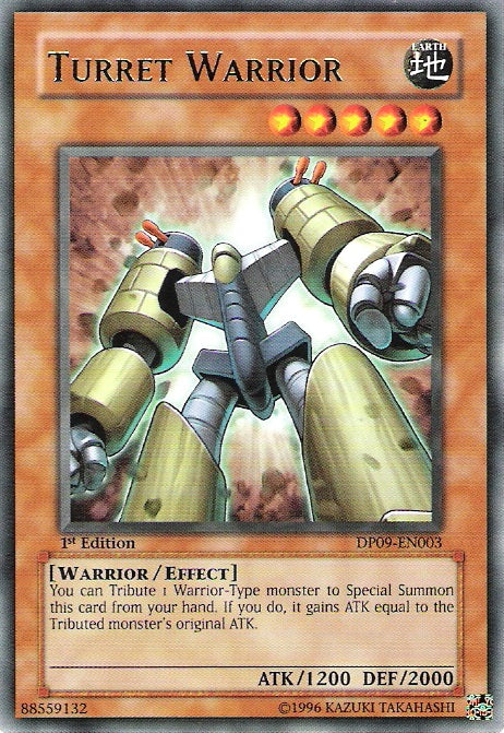 Turret Warrior [DP09-EN003] Rare Yu-Gi-Oh!