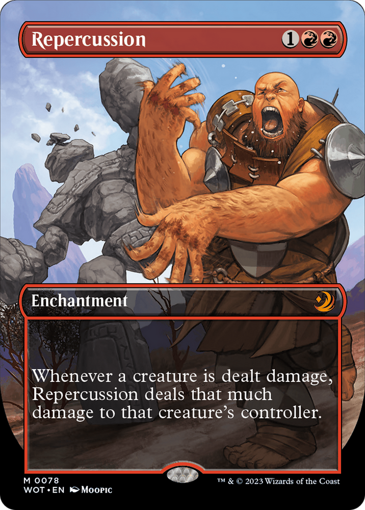 Repercussion (Anime Borderless) [Wilds of Eldraine: Enchanting Tales] Magic: The Gathering