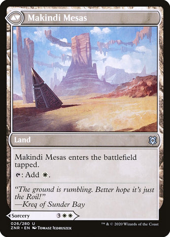 Makindi Stampede // Makindi Mesas [Zendikar Rising] Magic: The Gathering