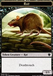 Rat // Cat Double-Sided Token [Commander 2017 Tokens] Magic: The Gathering
