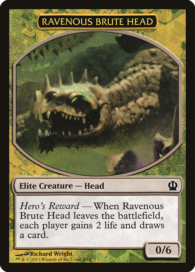 Ravenous Brute Head [Theros Face the Hydra] Magic: The Gathering