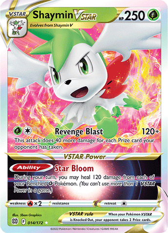 Shaymin VSTAR (014/172) [Sword & Shield: Brilliant Stars] Pokémon