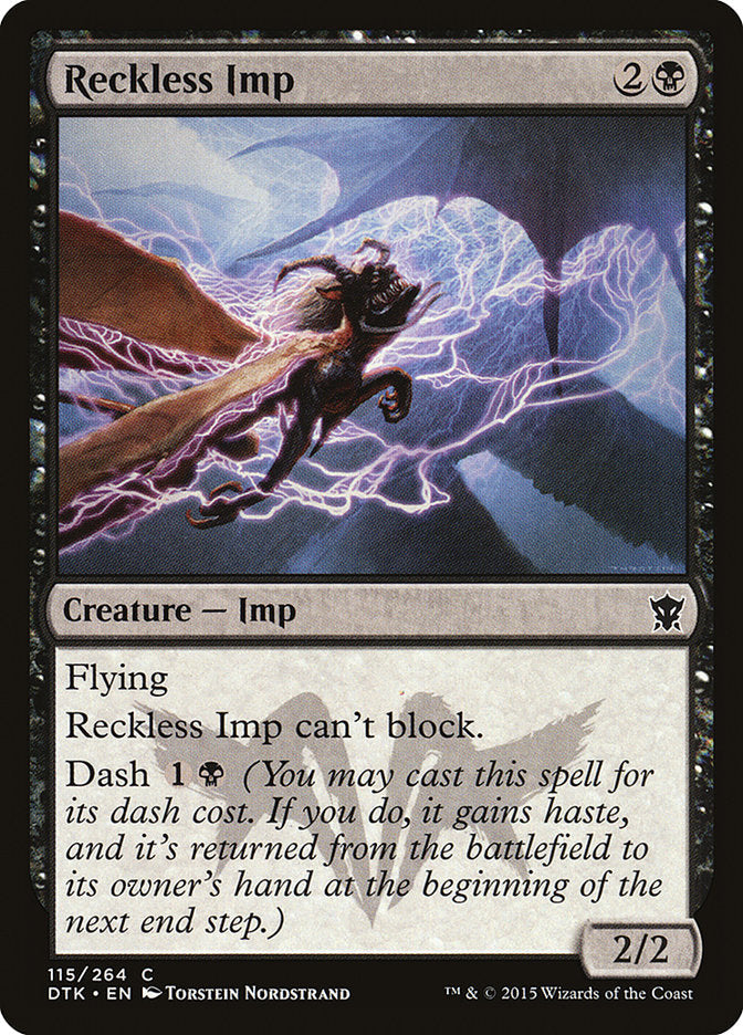 Reckless Imp [Dragons of Tarkir] Magic: The Gathering