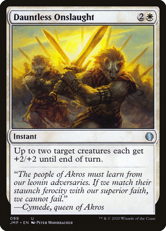Dauntless Onslaught [Jumpstart] Magic: The Gathering