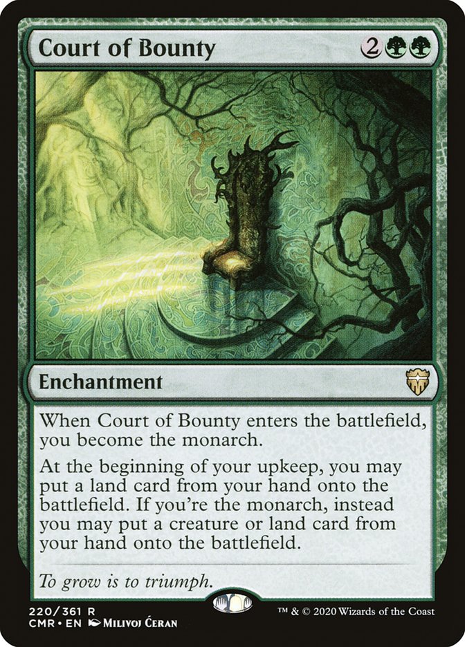 Court of Bounty [Commander Legends] Magic: The Gathering
