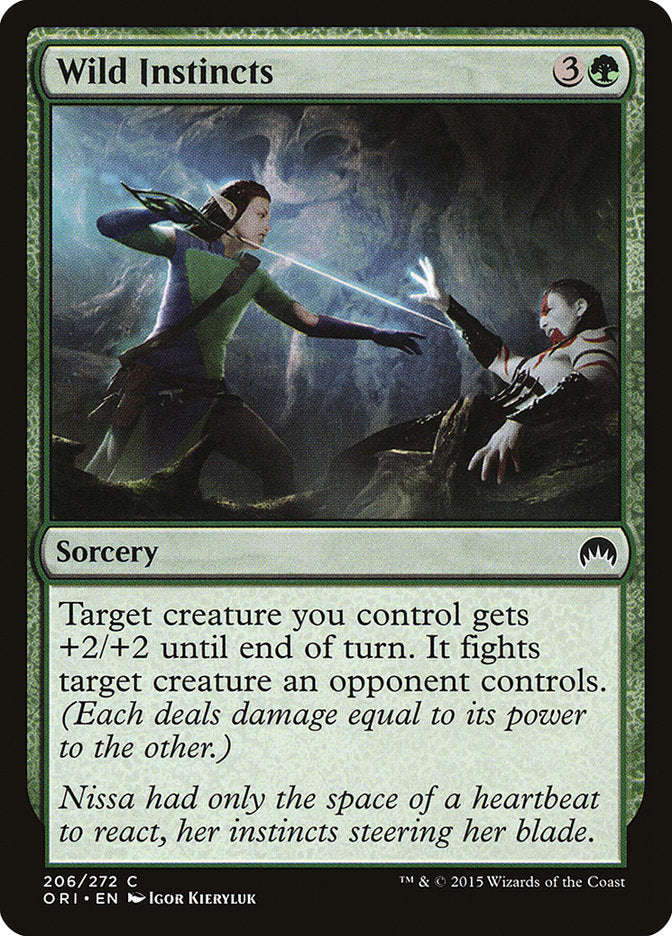 Wild Instincts [Magic Origins] Magic: The Gathering
