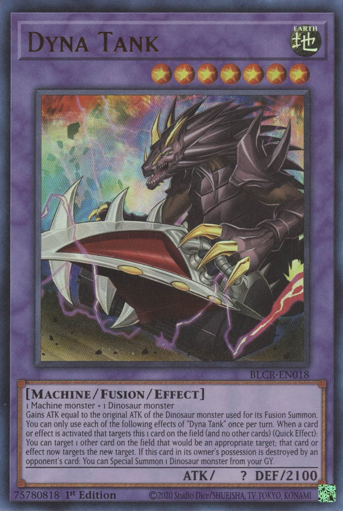 Dyna Tank [BLCR-EN018] Ultra Rare Yu-Gi-Oh!