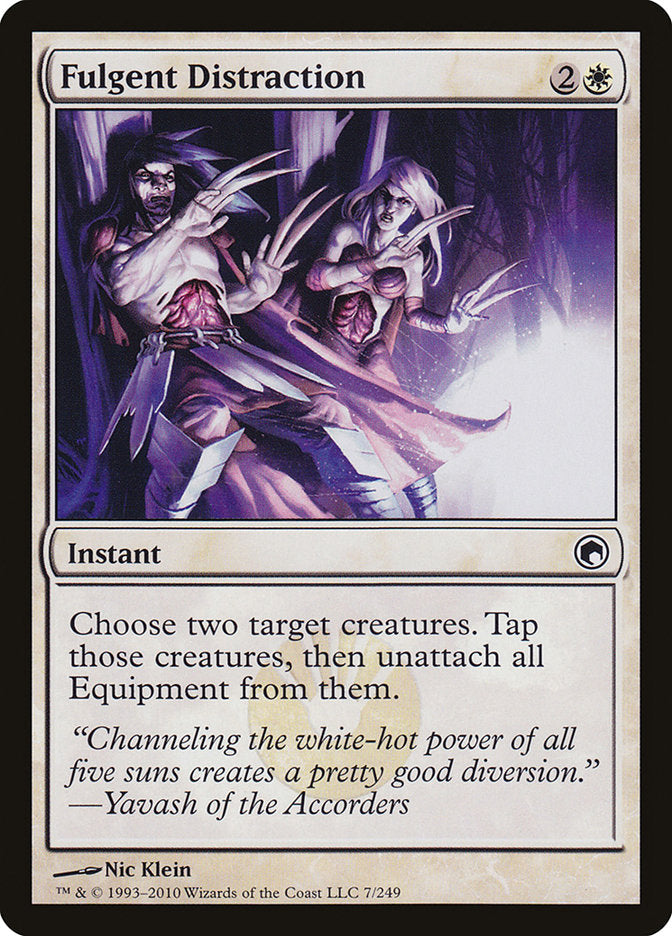 Fulgent Distraction [Scars of Mirrodin] Magic: The Gathering