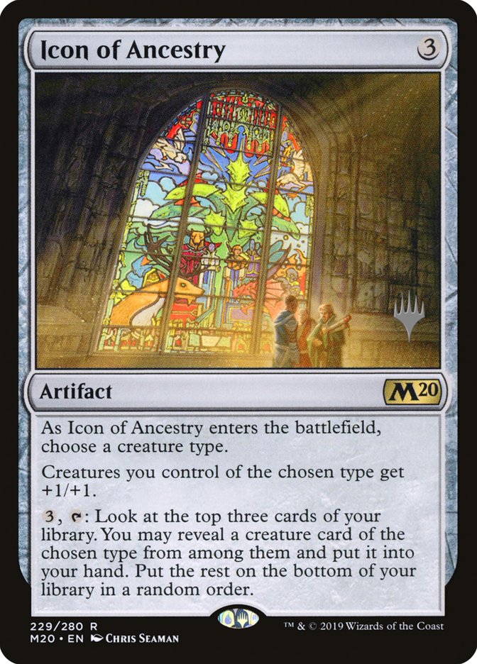 Icon of Ancestry (Promo Pack) [Core Set 2020 Promos] Magic: The Gathering
