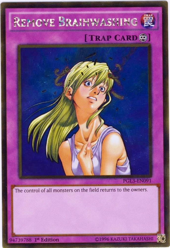 Remove Brainwashing [PGL3-EN091] Gold Rare Yu-Gi-Oh!