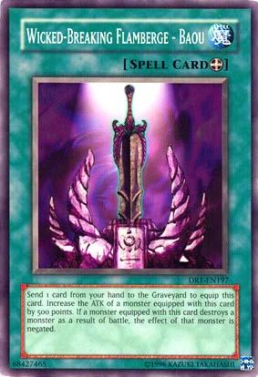 Wicked-Breaking Flamberge - Baou [DR1-EN197] Common Yu-Gi-Oh!