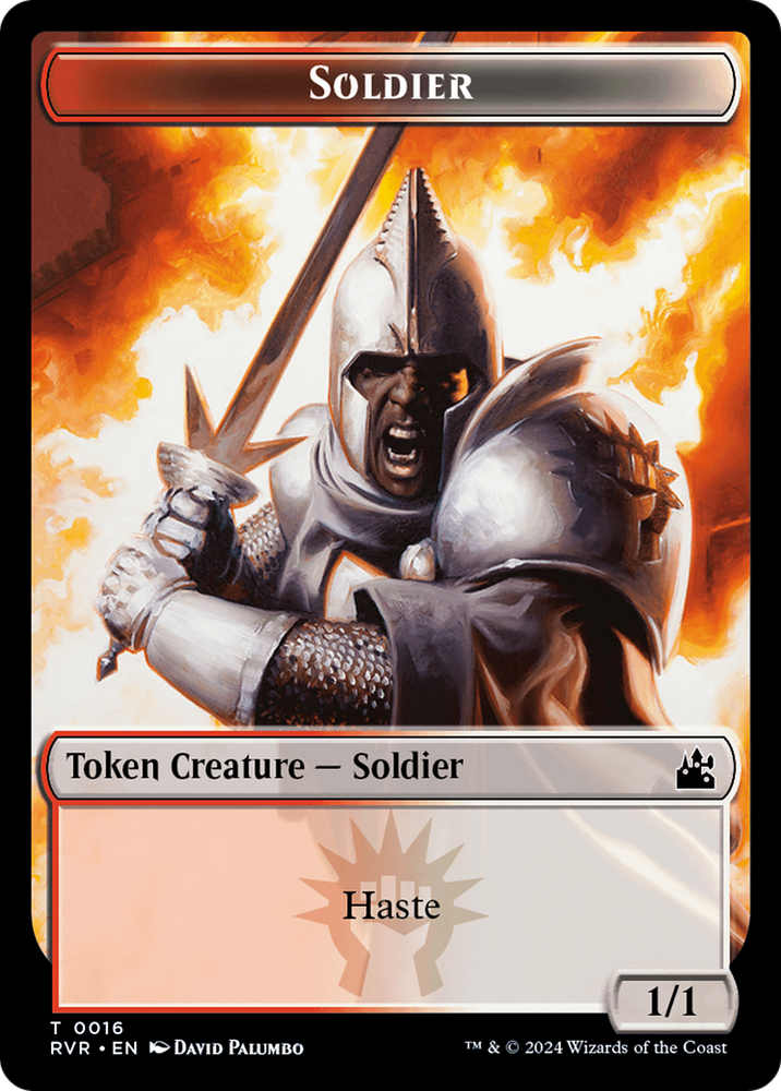 Soldier Token [Ravnica Remastered Tokens] Magic: The Gathering