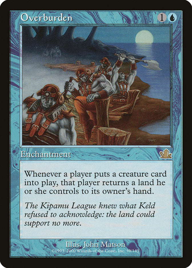 Overburden [Prophecy] Magic: The Gathering