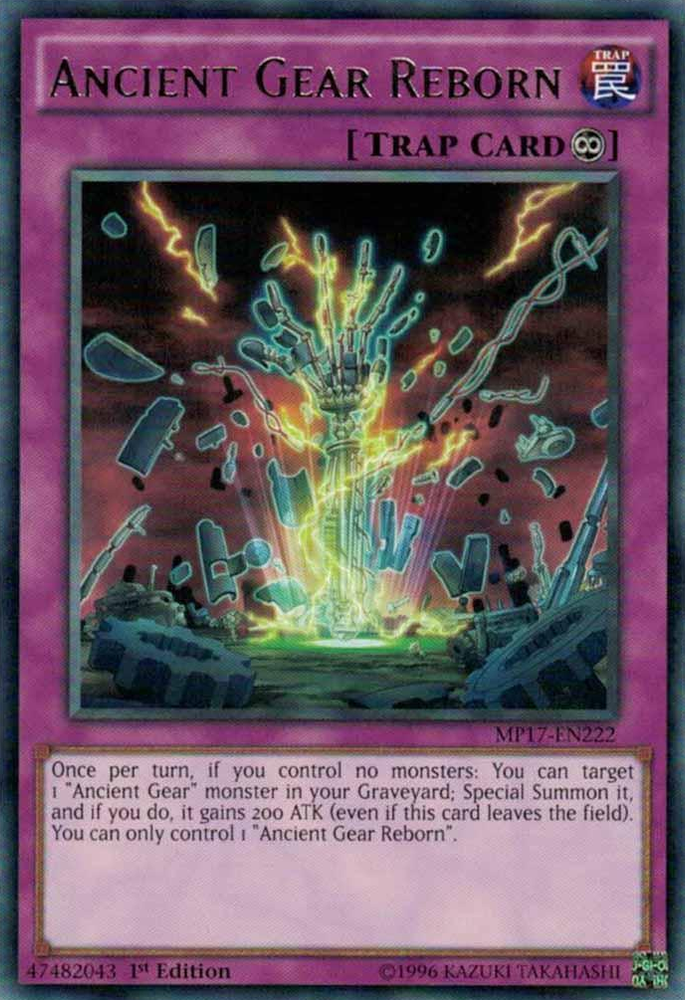 Ancient Gear Reborn [MP17-EN222] Rare Yu-Gi-Oh!