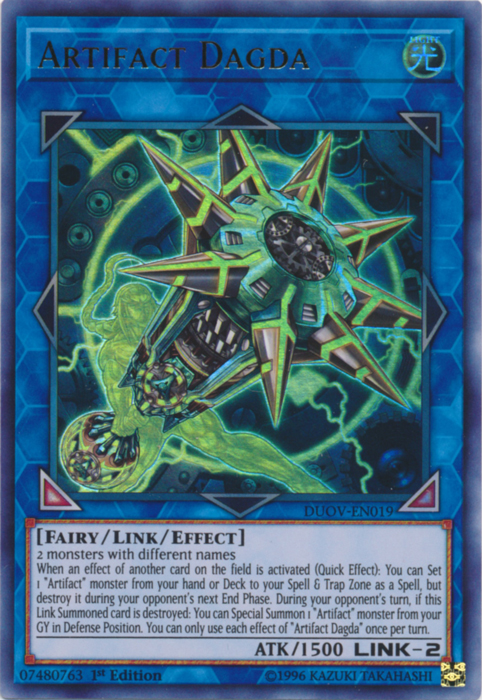 Artifact Dagda [DUOV-EN019] Ultra Rare Yu-Gi-Oh!