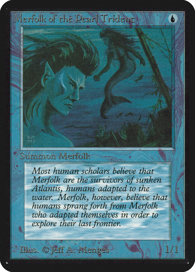Merfolk of the Pearl Trident [Alpha Edition] Magic: The Gathering