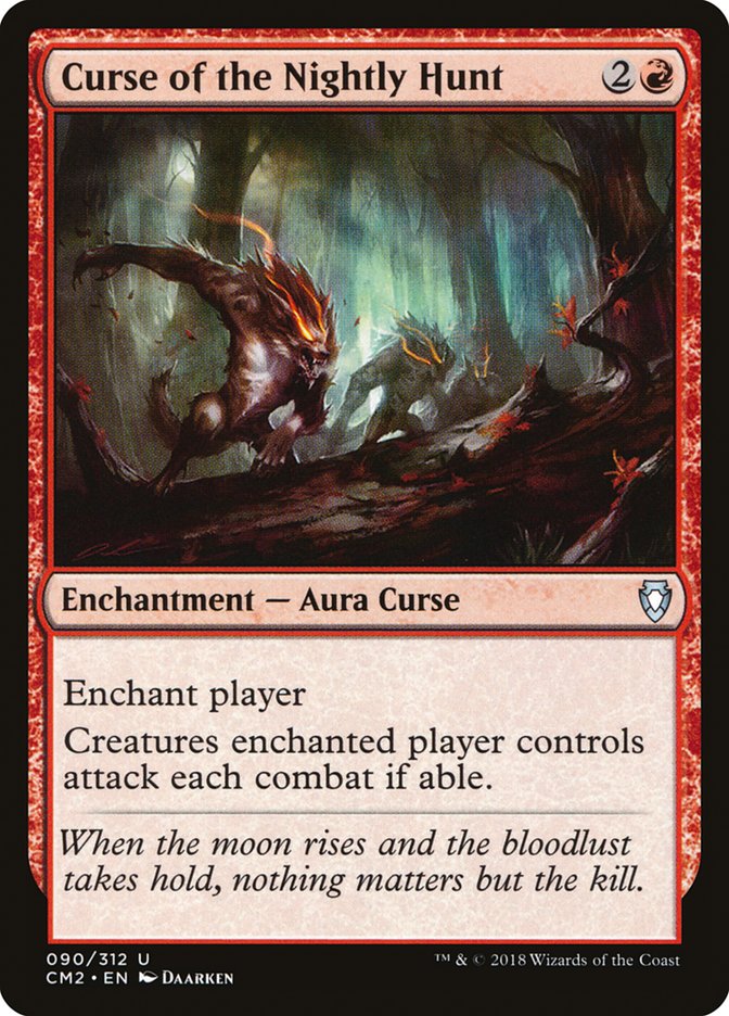 Curse of the Nightly Hunt [Commander Anthology Volume II] Magic: The Gathering