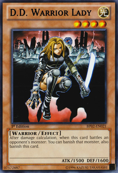 D.D. Warrior Lady [BP02-EN021] Rare Yu-Gi-Oh!