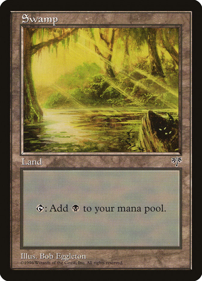 Swamp (341) [Mirage] Magic: The Gathering