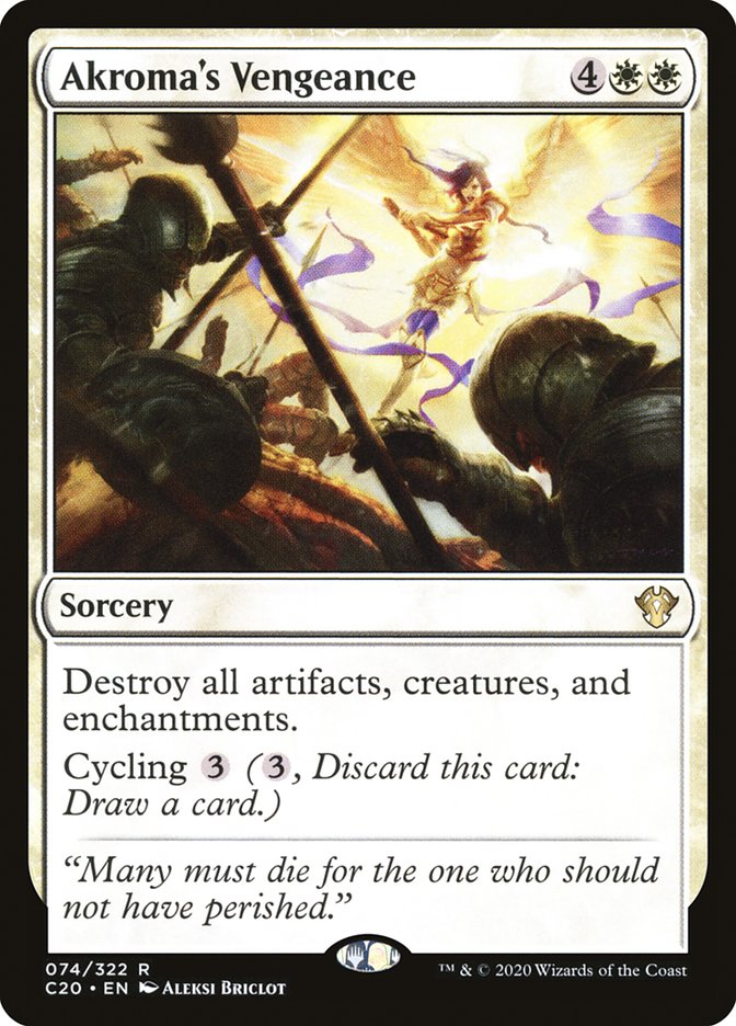Akroma's Vengeance [Commander 2020] Magic: The Gathering