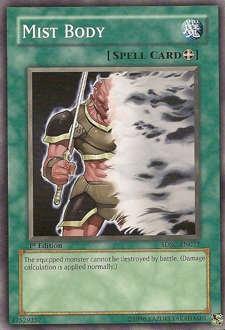 Mist Body [SDSC-EN022] Common Yu-Gi-Oh!