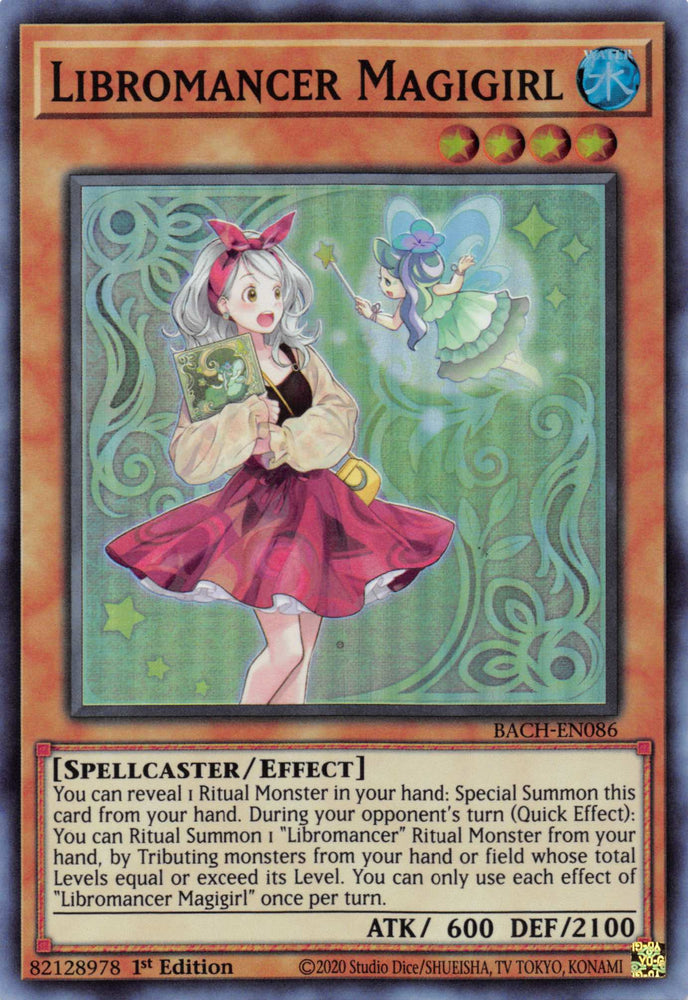 Libromancer Magigirl [BACH-EN086] Super Rare Yu-Gi-Oh!