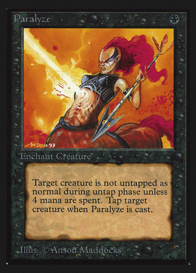 Paralyze [Collectors' Edition] Magic: The Gathering
