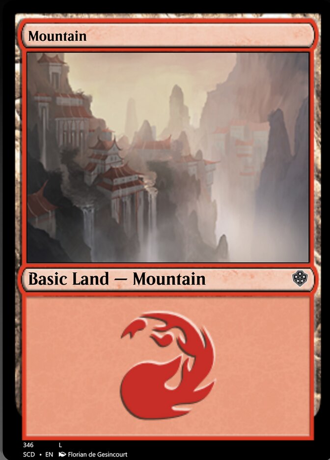 Mountain (346) [Starter Commander Decks] Magic: The Gathering