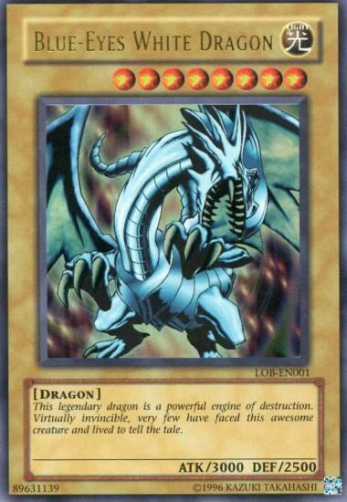 Blue-Eyes White Dragon [LOB-EN001] Ultra Rare Yu-Gi-Oh!