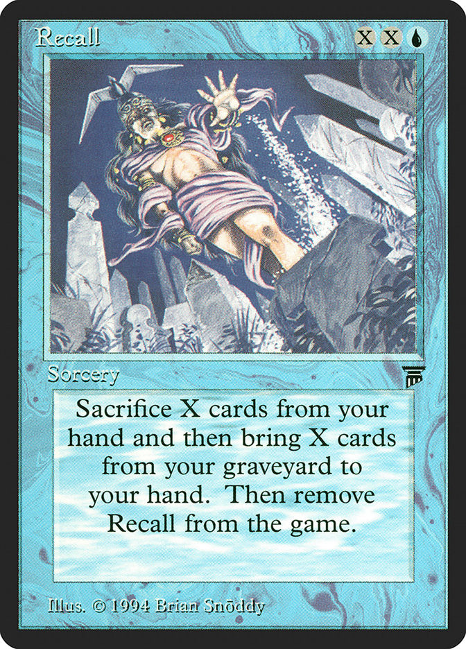 Recall [Legends] Magic: The Gathering