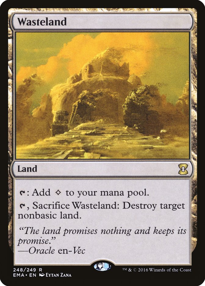 Wasteland [Eternal Masters] Magic: The Gathering
