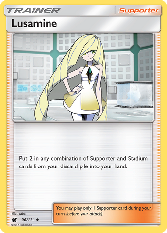 Lusamine (96/111) [Sun & Moon: Crimson Invasion] Pokémon