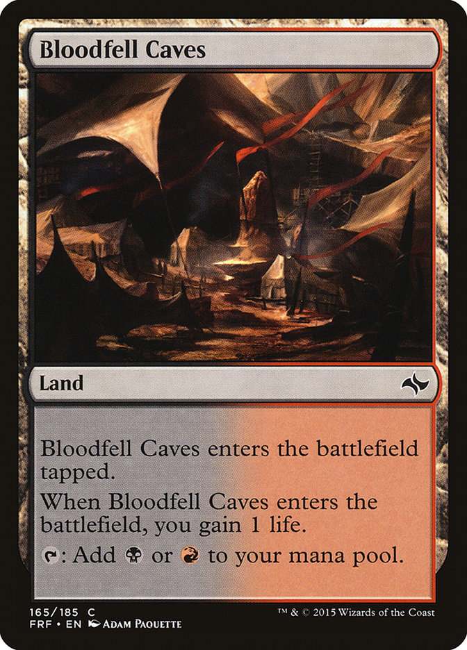 Bloodfell Caves [Fate Reforged] Magic: The Gathering