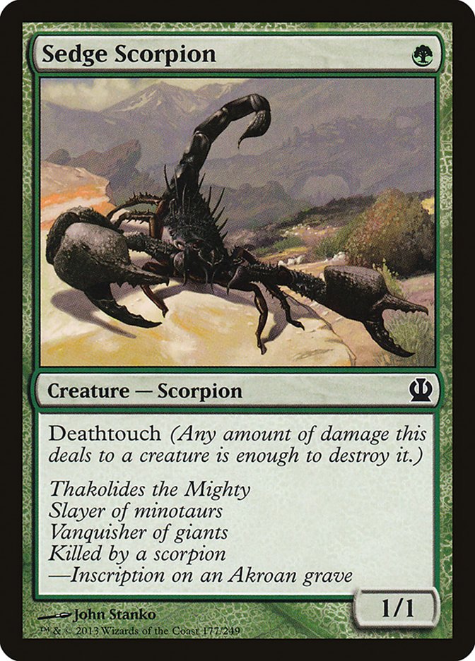 Sedge Scorpion [Theros] Magic: The Gathering