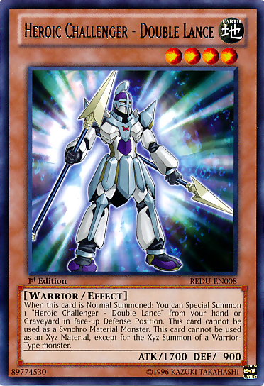 Heroic Challenger - Double Lance [REDU-EN008] Rare Yu-Gi-Oh!