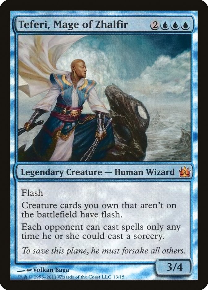 Teferi, Mage of Zhalfir [From the Vault: Legends] Magic: The Gathering