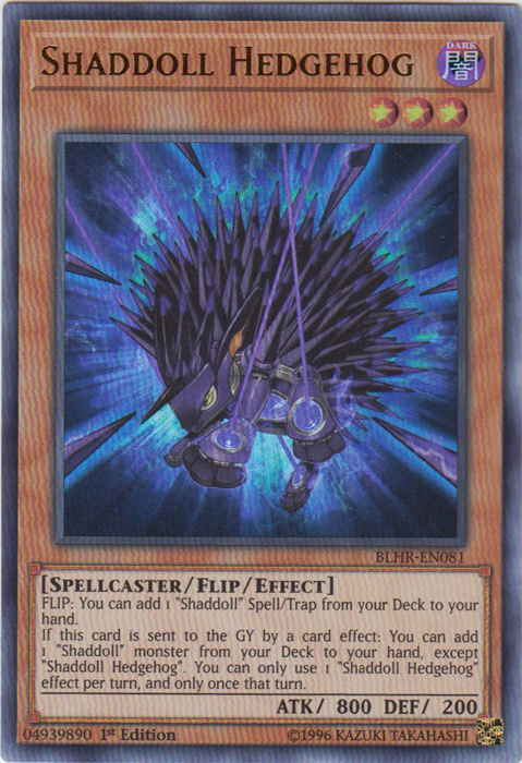 Shaddoll Hedgehog [BLHR-EN081] Ultra Rare Yu-Gi-Oh!