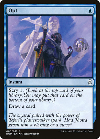 Opt [Dominaria] Magic: The Gathering