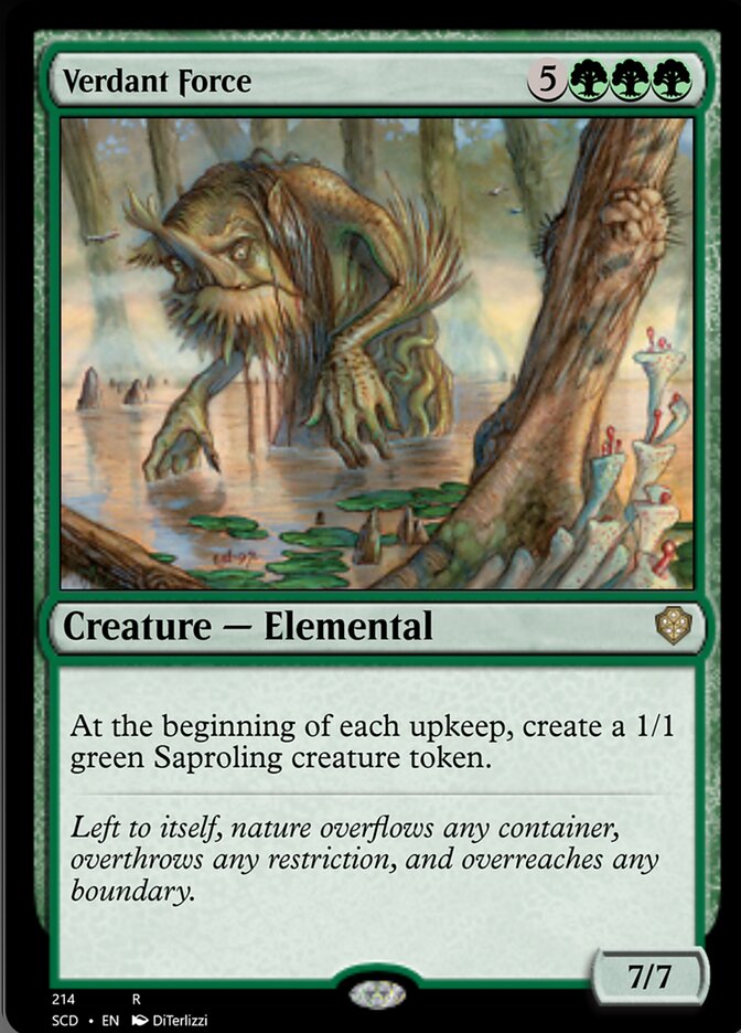 Verdant Force [Starter Commander Decks] Magic: The Gathering