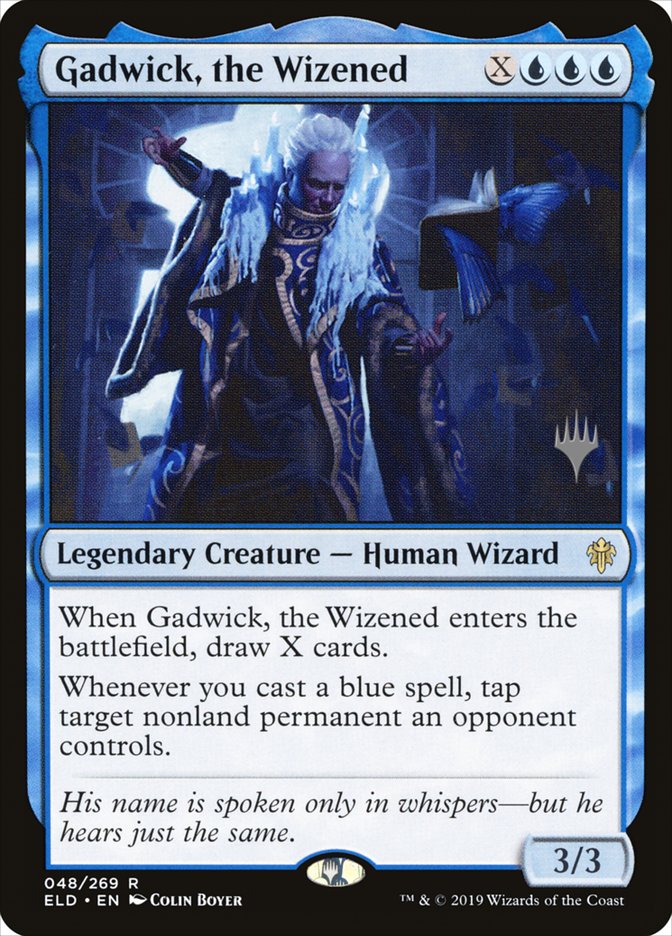 Gadwick, the Wizened (Promo Pack) [Throne of Eldraine Promos] Magic: The Gathering