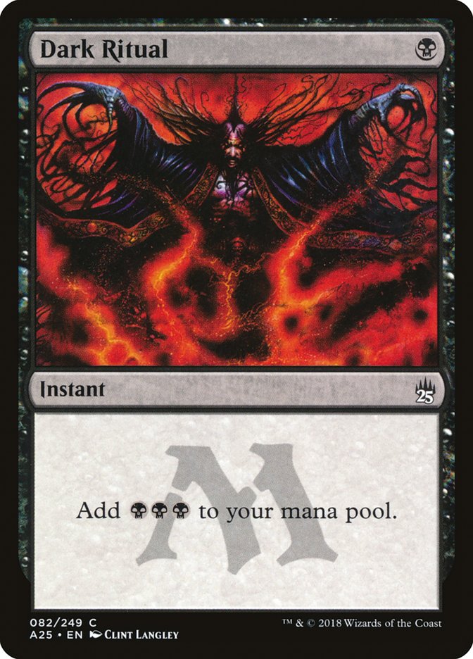 Dark Ritual [Masters 25] Magic: The Gathering